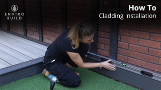 Composite Cladding Installation  Stepbystep Tutorial by EnviroBuild [upl. by Pammi]