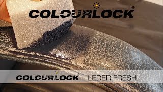 COLOURLOCK Lederpflege  Möbelleder Leder Fresh Anleitung  COLOURLOCK [upl. by Auehsoj]