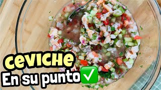 Cómo hacer Ceviche de Camarón Cocido Fácil [upl. by Lienaj]