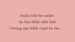 Penipu Hati Lyric  Tata Janeeta [upl. by Drobman]