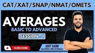 Averages Session 01  CAT Preparation 2024  Quantitative Aptitude  By Udit Saini cat2024 [upl. by Ymaral400]