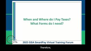 GSA SmartTax  Lessons Learned for State Sales Tax [upl. by Concha]