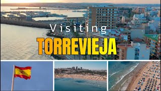 Visiting walk amp Fly through TORREVIEJA  Costa Blanca Spain 🇪🇸  4K Tiny Tour 2023 [upl. by Willing895]