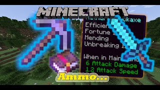 minecraft Ammo hamma qurollar sehrlangan  challange favlom [upl. by Anaerda]