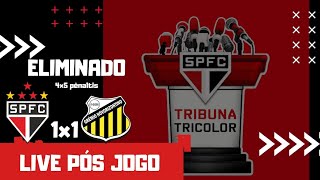 Pós Jogo  SPFC 1x1 Novorizontino  4x5 [upl. by Nalo]