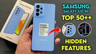 Samsung Galaxy A33 5G Top 50 Hidden Features  Samsung A33 5g Tips amp Tricks  Samsung Galaxy A33 [upl. by Oinimreh527]