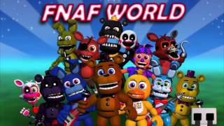 FNaF World OST  Broken Fear Chippers Revenge Theme Extended [upl. by Hescock]