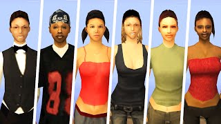 ¿Dónde encontrar TODAS LAS NOVIAS DE CJ GTA SAN ANDREAS [upl. by Oretna]