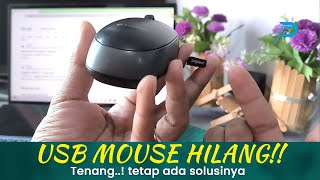 Tutorial Pairing Mouse ke Receiver Baru dan Mengatur Frekuensi  USB Mouse Receiver Logitech Hilang [upl. by Anaejer]