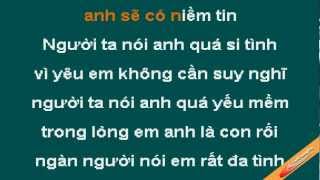 Niem Tin Tinh Yeu Karaoke  Le Dung  CaoCuongPro [upl. by Ruskin196]