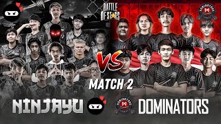 GURU DOMINATORS VS MURID NINJAYU DI MATCH 2 BATTLE OF STARS  SEMIFINAL [upl. by Melisa726]