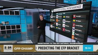 PREDICTING THE CFP BRACKET 👀  The College Football Show [upl. by Oicinoid674]