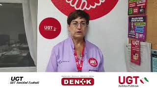 Gracias a UGT hemos conseguido abrir nuevas puertas al desarrollo profesional en Osakidetza [upl. by Cope480]