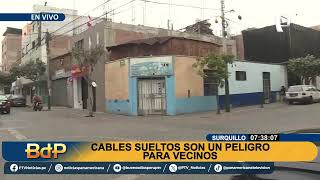 Alcaldesa de Surquillo “el MTC está demorando demasiado en plan del retiro de cables en desuso” [upl. by Elleved]