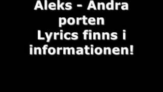 Aleks  Andra Porten LYRICS [upl. by Nert232]