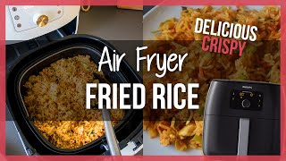 Air Fryer Fried Rice with Vegetables Recipe  Philips Airfryer XXL [upl. by Nealon861]