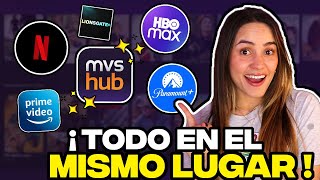 IMPOSIBLE 😱 Todas las plataformas de streaming en UNA SOLA ¿Qué es MVS HUB [upl. by Alanah531]