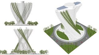 Agora Tower Design in Taipei Taiwan with ArchiCAD [upl. by Mariano]