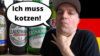 ENGLISH bloke tries GERMAN BEER   alcoholfree [upl. by Karlee]