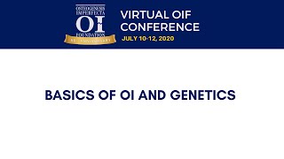 Basics of OIGenetics OIF Virtual Conference [upl. by Irv]