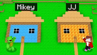 Mikey WATER vs JJ LAVA UNDERGROUND HOUSE Battle in Minecraft Maizen [upl. by Lock]