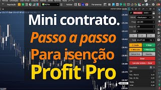 Como operar mini contrato para ter acesso gratuito a plataforma profit pro [upl. by Goran244]