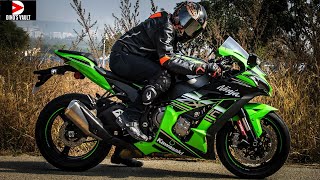 Kawasaki ZX10R First Ride Review BikesDinos [upl. by Zoara]