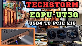 BİLGİSAYARINIZA HARİCİ EKRAN KARTI BAĞLAYIN PC veya MAC  Techstorm eGPU ThunderboltUSB 40 [upl. by Airamana]