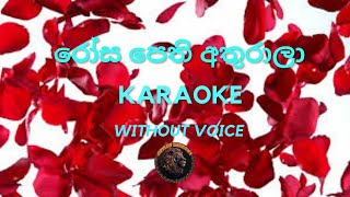 රෝස පෙති අතුරාලා Sinhala Karaoke songs without voice sinhalakaraoke love karaoke music foryou [upl. by Niwrud]