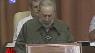 Fidel Castro Back in a Familiar Spot [upl. by Nylemaj875]