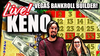 🚨LIVE KENO Let’s Pad Our Vegas Bankroll [upl. by Lebar]