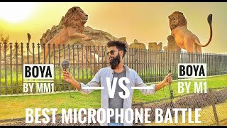 Boya by M1 vs boya by MM1  Best Budget Mic Comparision [upl. by Nirb]