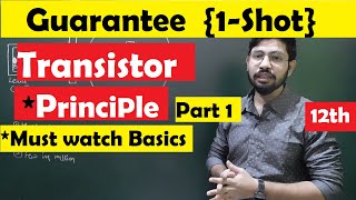 Transistor in hindi class 12th  Transistor working  Transistor part 1 physics  Abhishek sahu [upl. by Aneladgam]