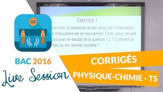 Bac 2016  Corrigés de PhysiqueChimie  Terminales S [upl. by Aitra676]