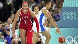 Team USA holds off France for the women’s basketball gold in a game that was decided by inches [upl. by Wallach]