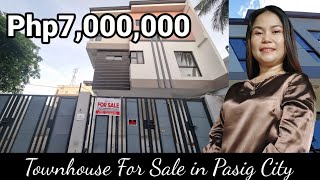 House Tour  Pasig City Townhouse For Sale Along Ortigas Avenue near Lifehomes [upl. by Teemus]