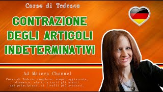 Lezione Tedesco 121  Contrazione degli articoli indeterminativi N NEN NE [upl. by Eciened]