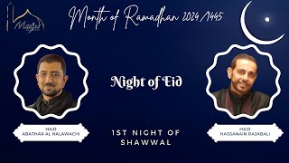 Eid Night Aamal  Hajj Hassanain Rajabali  Abathar Al Halawachi  1st Shawwal 1445 [upl. by Aushoj]