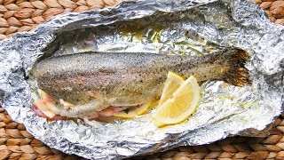 Easy Oven Baked Trout Recipe [upl. by Areikahs]