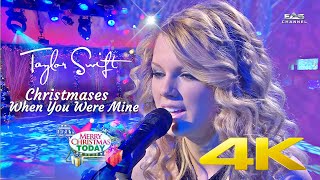 Remastered 4K • 60fps Christmases When You Were Mine  Taylor Swift  Today Show 2007 EAS Channel [upl. by Shornick]