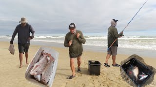 Kontiki chaos on the 90 Part 2  more snapper hit the sand as we work for our fish through the day [upl. by Ezeerb]