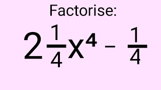 Factoring Expressions Involving Fractions  A StepbyStep Guide for Grade 9 Students [upl. by Savadove]