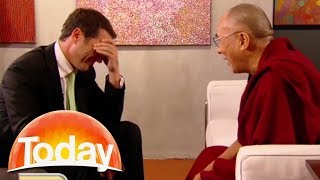 Karl tells the Dalai Lama a joke and it fails miserably [upl. by Skyla]