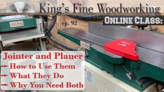 94  Jointer amp Planer Exactly How to Use Them What They Are What They Do Why You Might Need Both [upl. by Ailel702]