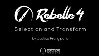 Rebelle 4 Tutorials Selection Tool Transform Tool [upl. by Ainelec]