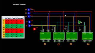 EL DECODIFICADOR 74LS138 CAPT 9 PARTE2 [upl. by Henigman]