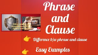 Phrase and Clause [upl. by Idyak]