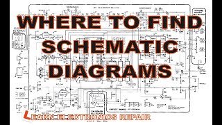 Learn Electronics Repair 33  Online Resources Where to find Schematic Diagrams amp Repair Advice [upl. by Vincent655]