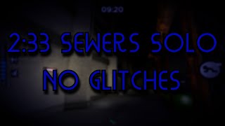 Former World Record 233 Sewers Solo Speedrun  SRIS submission [upl. by Ratep]