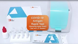 ALLTEST COVID19 Antigen Test and LF Reader [upl. by Quentin536]